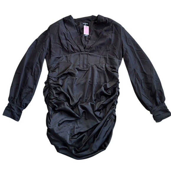 PrettyLittleThing Constructed Corset Waist Blazer Dress Women's Size 20 Black - Picture 13 of 16